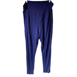 Boden Maternity Blue Leggings Plus Size 16 Super Stretchy